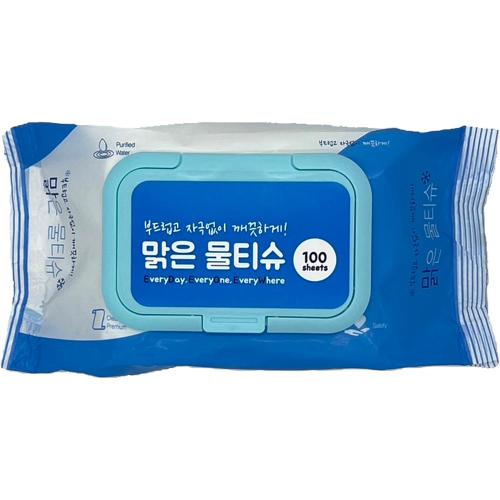 맑은 물티슈(100매)