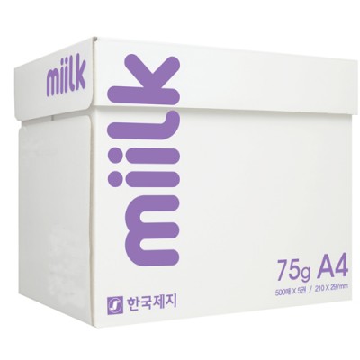 밀크 A4용지(75G)
